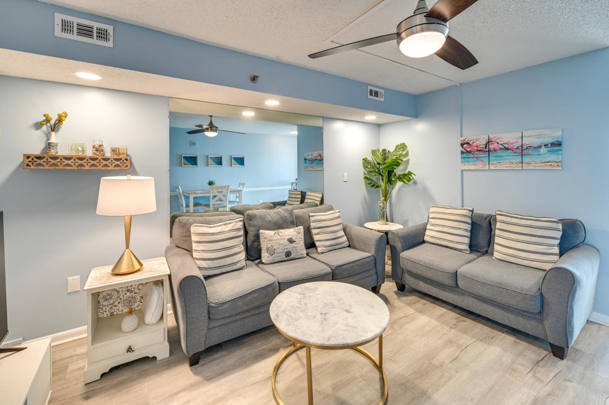 Cozy Coastal Condo With Airy Oceanfront Balcony Myrtle Beach Exteriér fotografie