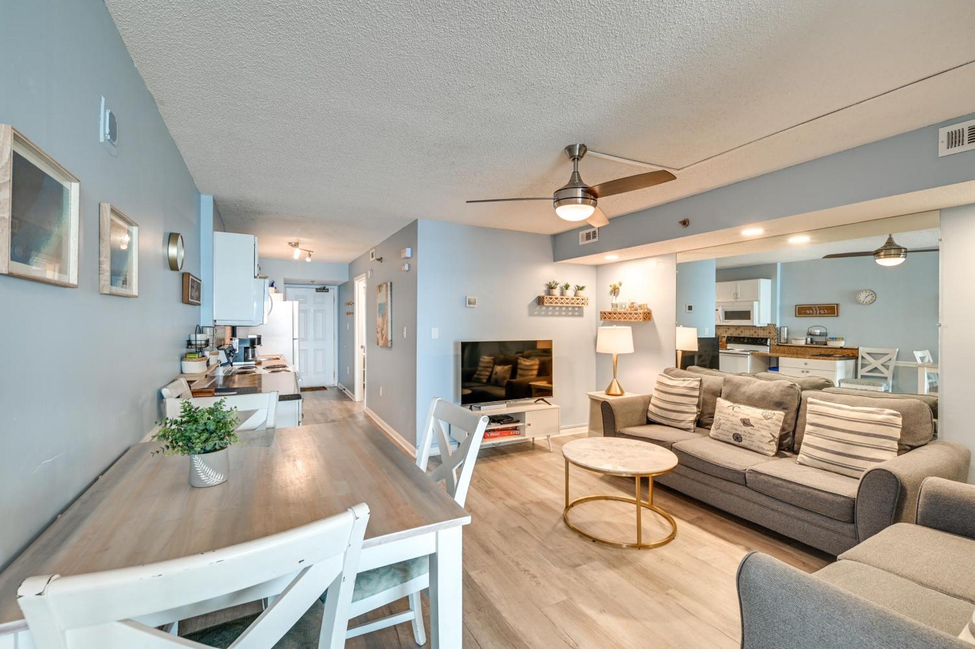 Cozy Coastal Condo With Airy Oceanfront Balcony Myrtle Beach Exteriér fotografie