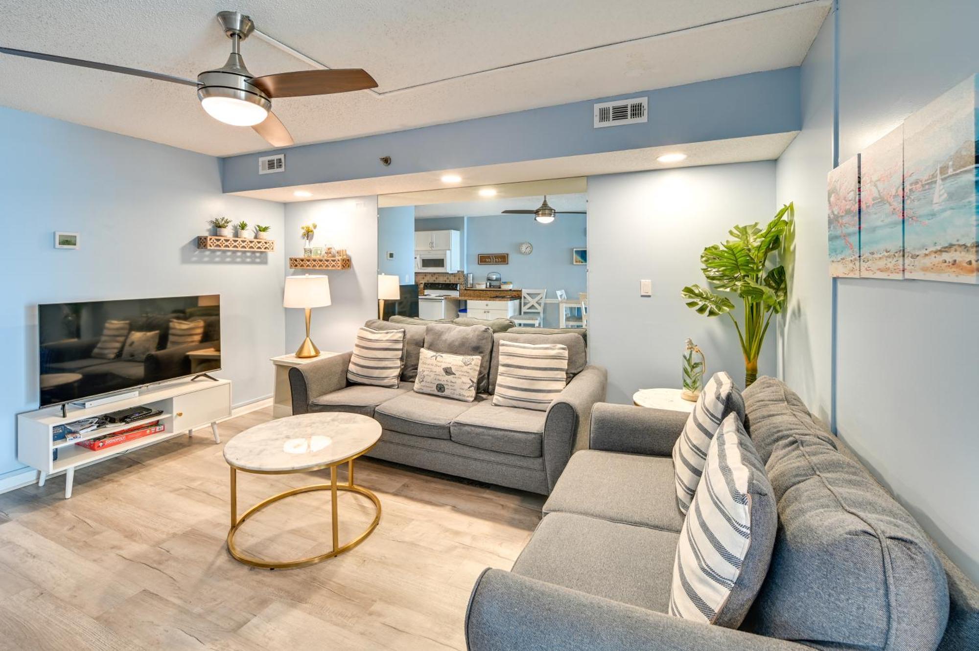 Cozy Coastal Condo With Airy Oceanfront Balcony Myrtle Beach Exteriér fotografie